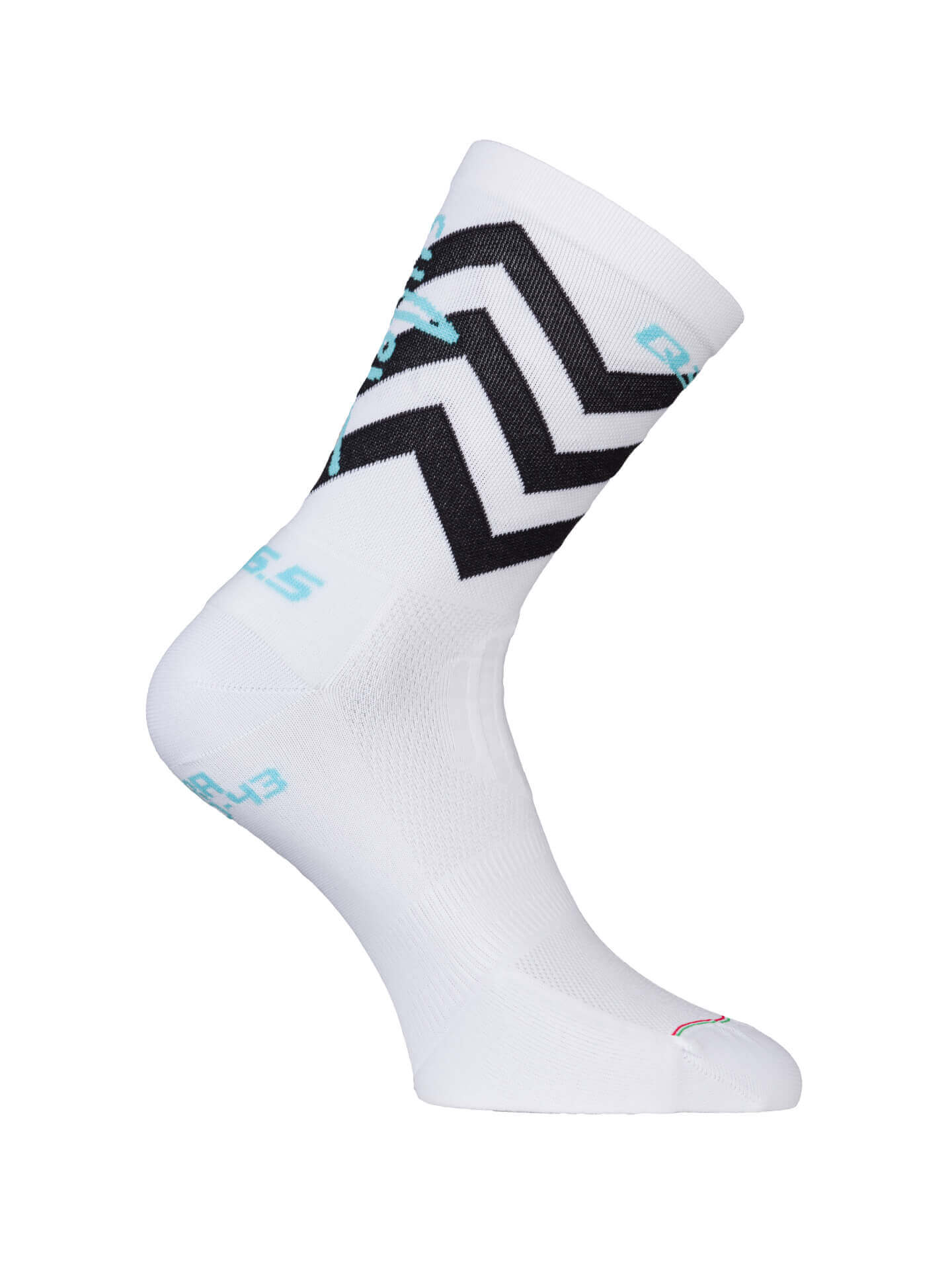 Cycling Nibali Shark Socks - White • Q36.5