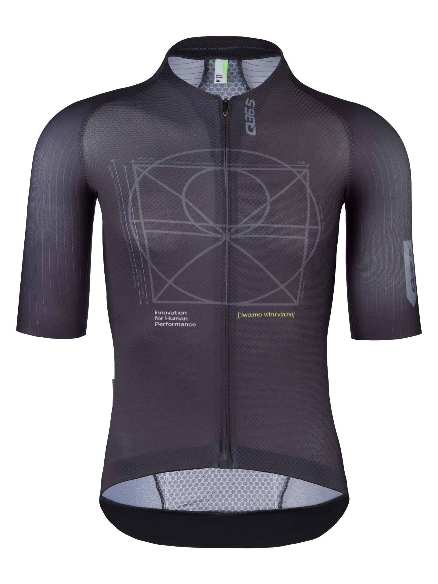 Q36.5 Gregarius Clima Vitruvian Maglia Grigio Antracite